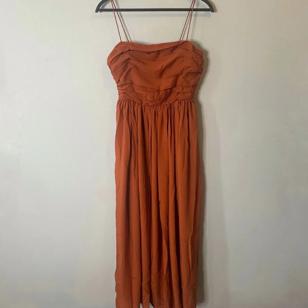 Anthropologie The Lorelei Ruched Bodice Midi Dress - Picture 9 of 9